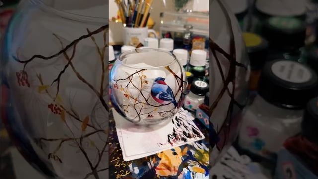 Часть 2. Зимняя сказка продолжается! Витражная роспись смотреть онлайн