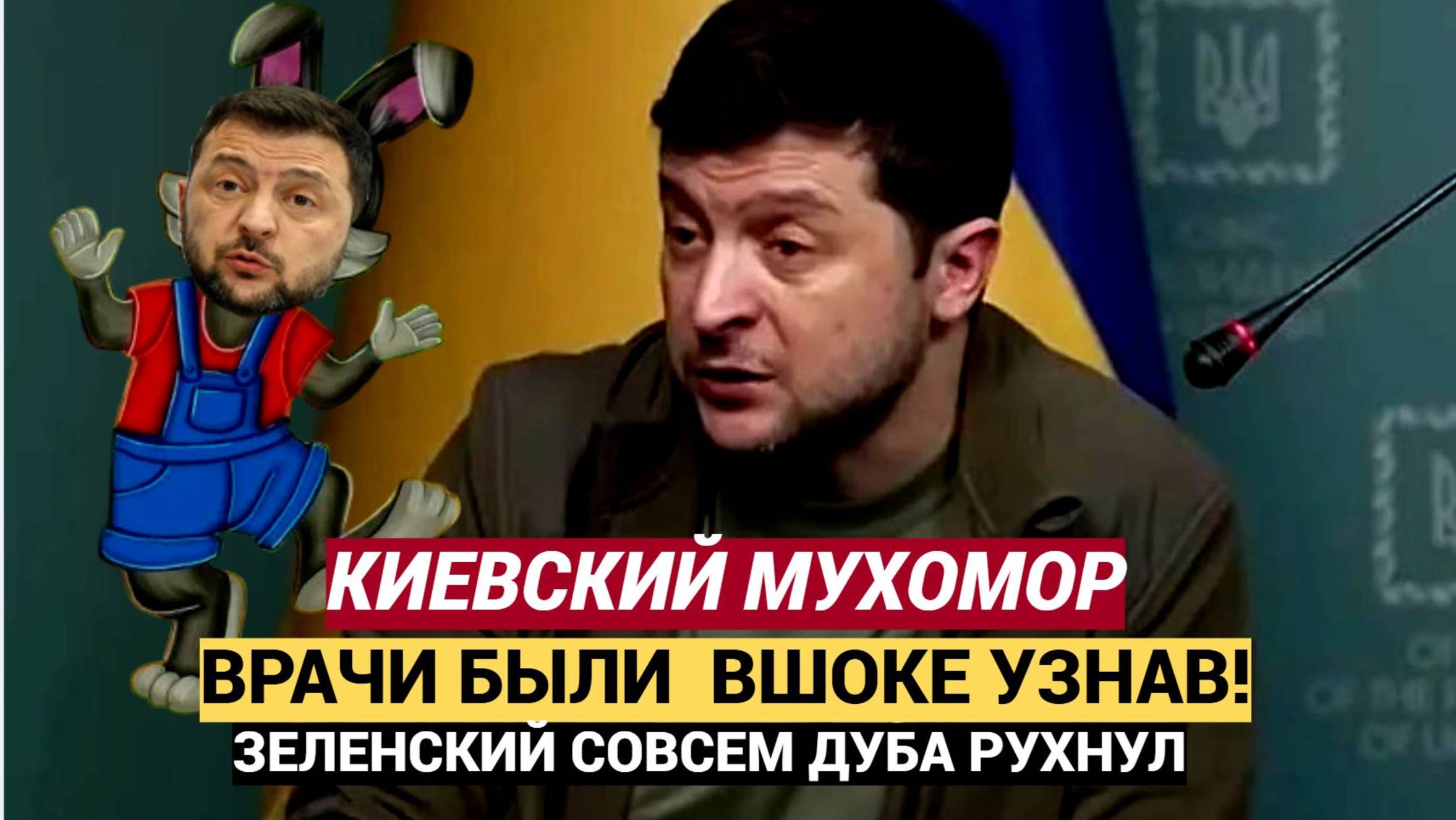 КИЕВСКИЙ МУХОМОР! «Признаки налицо» нарколог Шуров указал на зависимость Зеленского