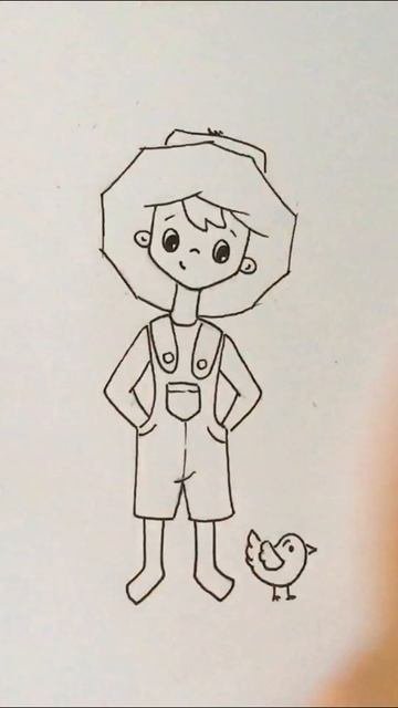 Давайте нарисуем простой и милый рисунок 😍