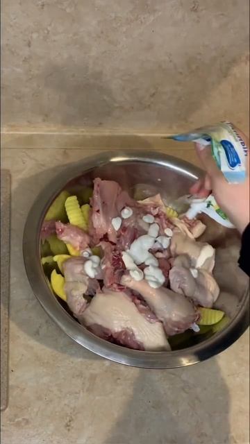 Запеченная курица с картошкой 