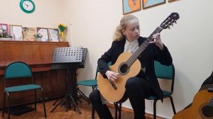 Ой, то не вечер р.н.п обр. М.Александровой исполняет Талалян Марина