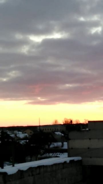 Красота вечернего неба #shorts #небо #зима #красота смотреть онлайн