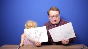 Ботя и Надя учатся Рисовать