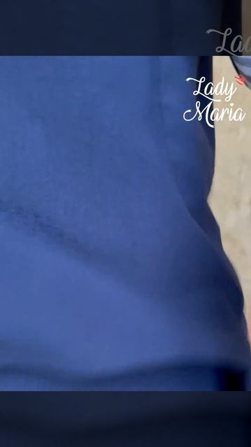 Костюм брючный "мокрый шелк" с верхом на пуговках темн? смотреть онлайн