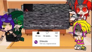 🤩~Реакция 13 карт на фнаф песню "Goodbye Scott"~👻