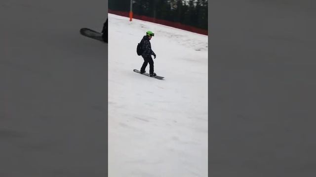 Сноуборд. Пятая тренировка .
