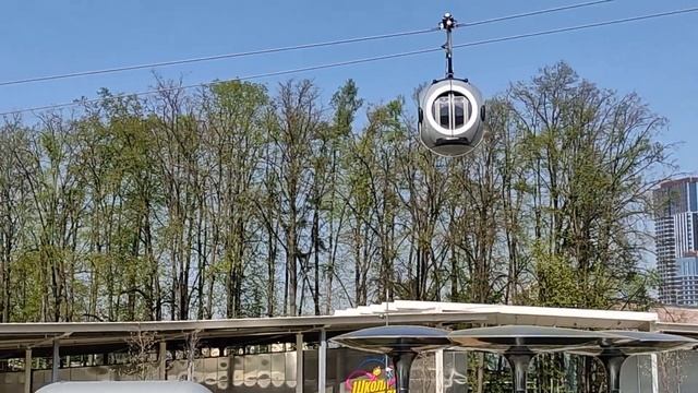 Москва. Прогулка по ВДНХ. Новый аттракцион "Авиатор" (21.