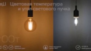 Диммируемые филаментные лампы Gauss