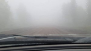 14 мая 2025 г.Туман на дороге.