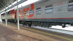 Прибытие скорого поезда 72 Москва-Чебоксары