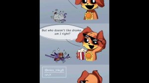 Кэтнэп и Догдэй чуть не расстались Поппи 3 Дубляж комикса на русском