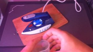 тестирование подачи пара утюга DEXP NS1000SW