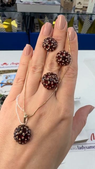 ГРАНАТ♥️и его разновидности🌿 #ледисамоцвет #серебр? смотреть онлайн