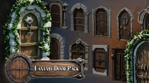 Blender 20 Massive Fantasy Doors Asset Pack