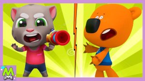 Ми-Ми-Мишки против Говорящего Тома.Догонялки и Стрелялки Кеши и Тома.Кто Самый Ловкий и Быстрый