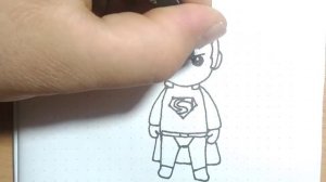 Как нарисовать супермена