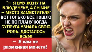 Истории из жизни. Измена жены. "Я ему свою жену на блюдечке а он мне место заместителя..."