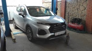 Установка защиты картера ALFeco на JAC JS3 1,6 2024 года