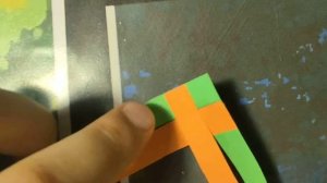 Закладка из бумаги косичка 1 уровень.