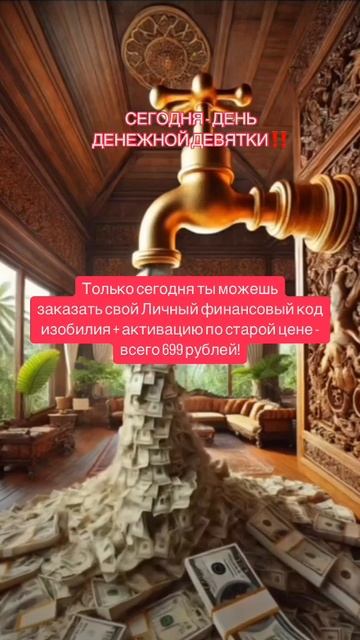 Срочная 💸активация ‼️Читай описание #денежныйпоток