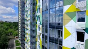 Фиброцементные плиты LTM  – элемент архитектурного фасада Жилого Дома  на улице Красных Зорь