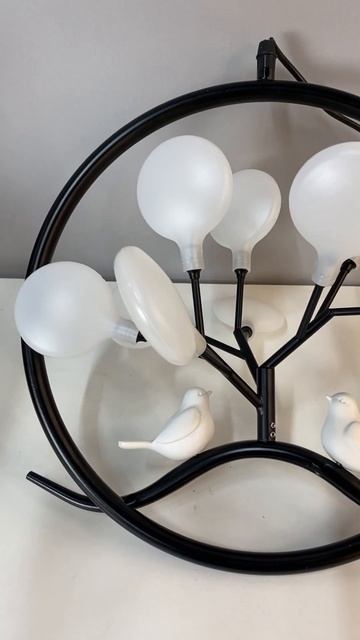 Интересная люстра птички с лепестками смотреть онлайн