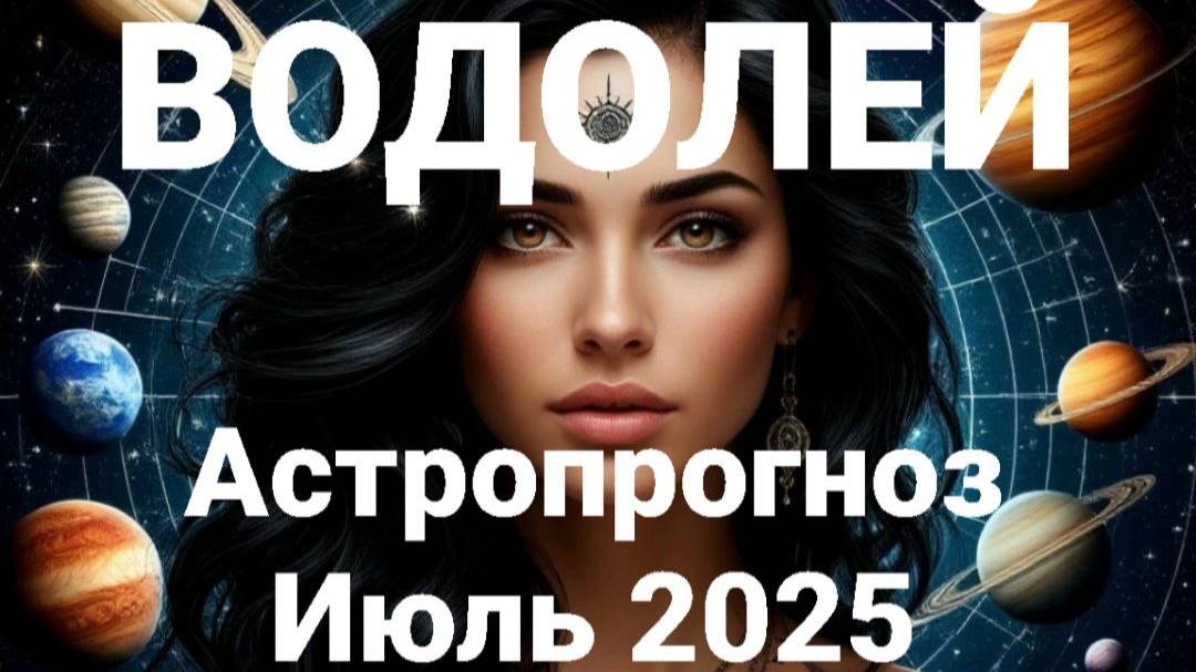 Водолей. Июль 2025 год. Астрологический прогноз. смотреть онлайн