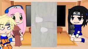 || Past team 7 react to Sasuke ||Команда 7 реакция на Саске ||