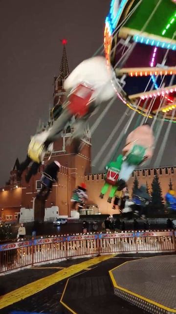 Новогодняя Москва. Ярмарка на Красной площади