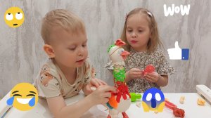 🔍ОБЗОР ИГРУШЕК 🤪🤣ЛЕПКА ИЗ ПЛАСТИЛИНА👍
