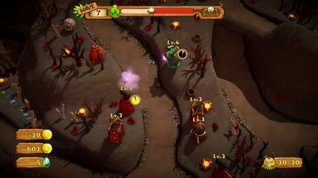 PixelJunk™ Monsters 2 PS4 Gardans Caves Stage 1-3 Fun Perfect 08