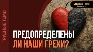 Предопределены ли наши грехи? | "Библия говорит"Алексей Коломийцев