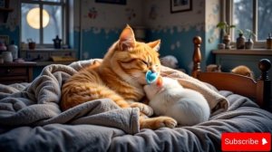 Ginger Kitten Picks Strawberries, Rescues Abandoned Hamster, Makes Popcorn & Plays Together!