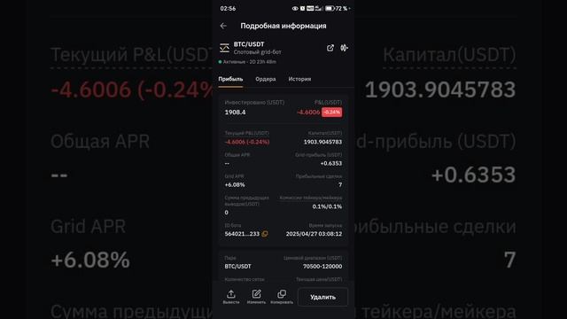 BYBIT спотовый грид - бот / Grid bot / Торговля на споте  / Крип?