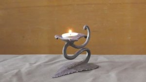 Подсвечник из уголка