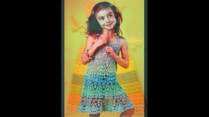 Сарафан крючком для девочки