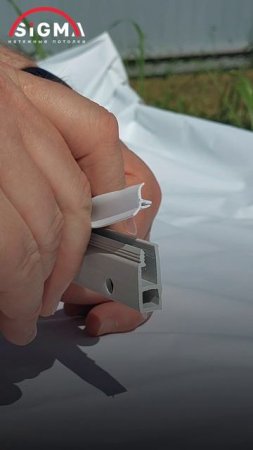 Наглядно покажем, как ВЕРНО и НЕ ВЕРНО вставлять заглушку в профиль для натяжного потолка!