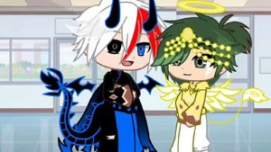 Моё Ау Деку_ангел Бакуго_демон Тодороки_демон #рекомендации #гачаяой #гачаклуб #ревность?