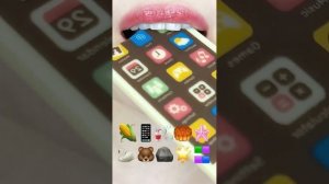 asmr EMOJI FOOD 🐧🍞☁️🍞🍓🍞🌈🧩🌈🦦💸🔨🪚