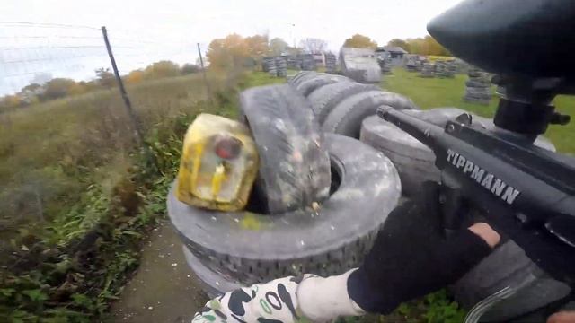 Пейнтбол от новичка с GoPro 4 смотреть онлайн