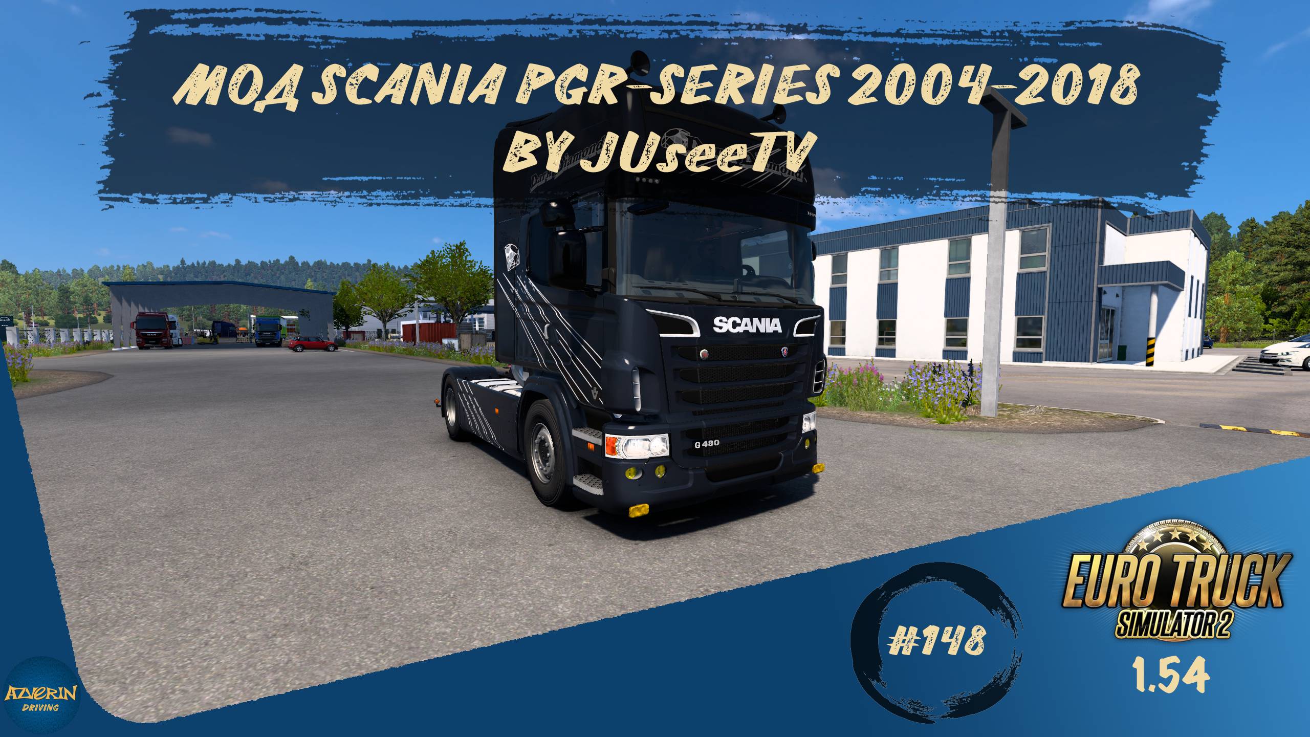 [#148] МОД SCANIA PGR-SERIES 2004-2018 | ETS 2 1.54.1.0s | Moza R5 + TSW