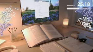 3 часа StudyWithMe - Summer Ambience  Summer Evening - Pomodoro 50/10 No Music