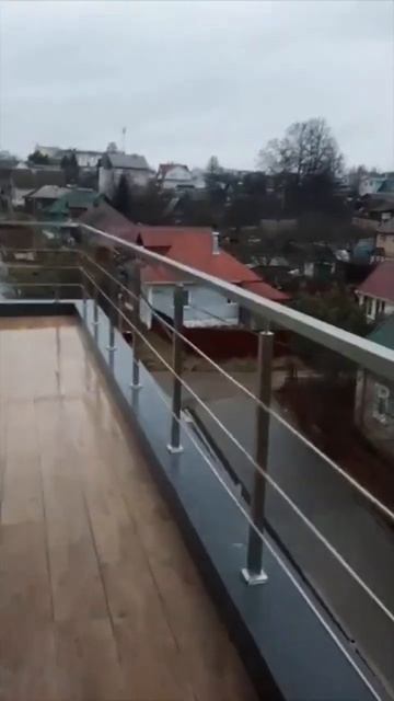 Перила нержавеющие из профильной трубы смотреть онлайн