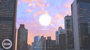 2 часа StudyWithMe - Calm Piano Music- New York Skyline at Sunset - Pomodoro 25/5