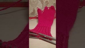 Как вязать двойные варежки. Интересное наблюдение.