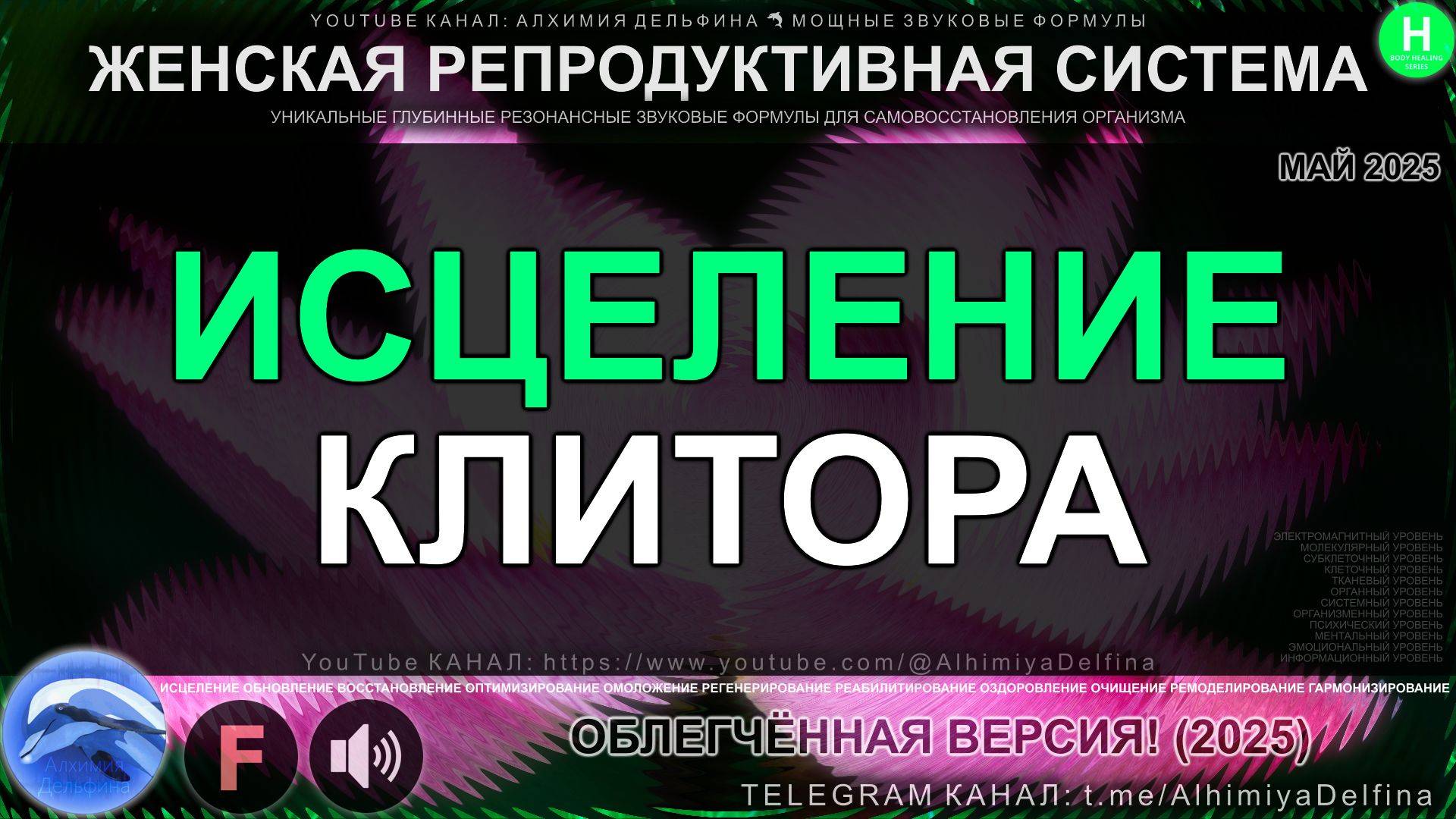 🌸✨ МЕДИТАЦИЯ КЛИТОРАЛЬНОГО ЗДОРОВЬЯ 🌸 Мягкое Восстановление Женской Чувственности