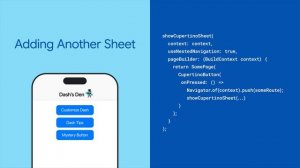 CupertinoSheetRoute (Widget of the Week)