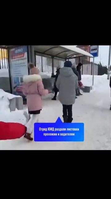 Отряд ЮИД МБОУ « Лицей 160». Акция «Внимание - дети!»