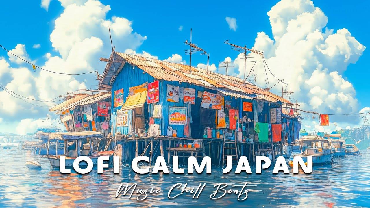 Lofi Calm from the Sea of Japan🌊Ocean Sounds & Chillhop for Daily Peace, Lofi by the Sea