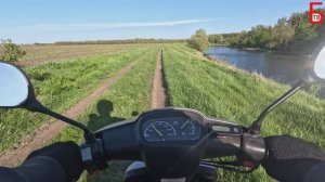Первая поездка на скутере Yamaha Aprio Jog весной 2025 года